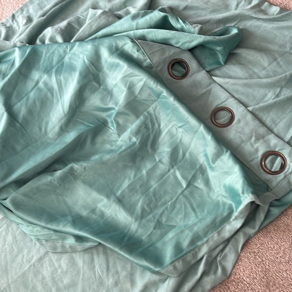 Bombay Turquoise Grommet Curtain - Picture 8 of 11